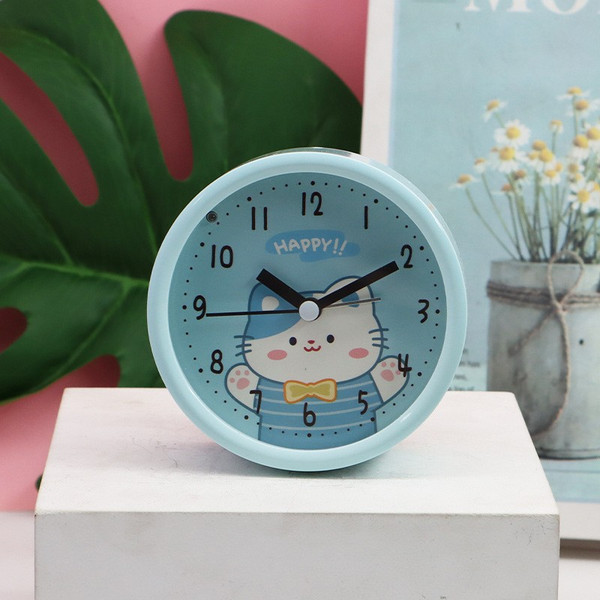 Изображение товара Настольные часы ILikeGift Playful cat / HL-2389HA-03 (синий)