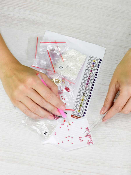 Изображение товара Набор алмазной вышивки Феникс+ Кот-маг / 68650