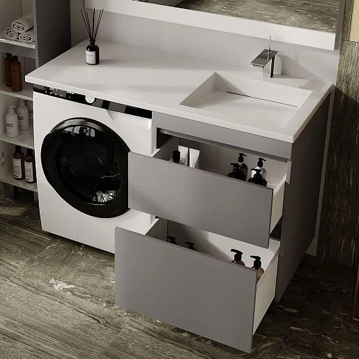 Изображение товара Умывальник Symbolite Estetus Леон 120x54.9 правый