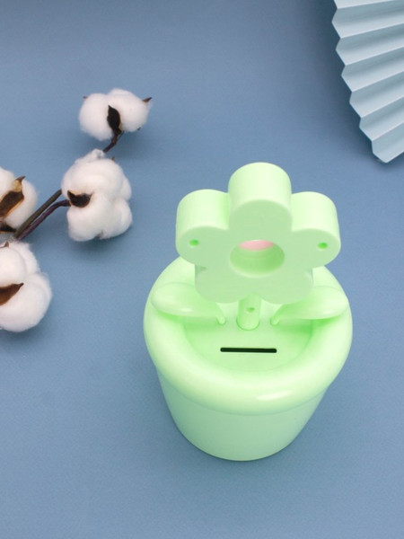 Изображение товара Настольные часы ILikeGift Flower in a pot / 100P-106-01 (зеленый)