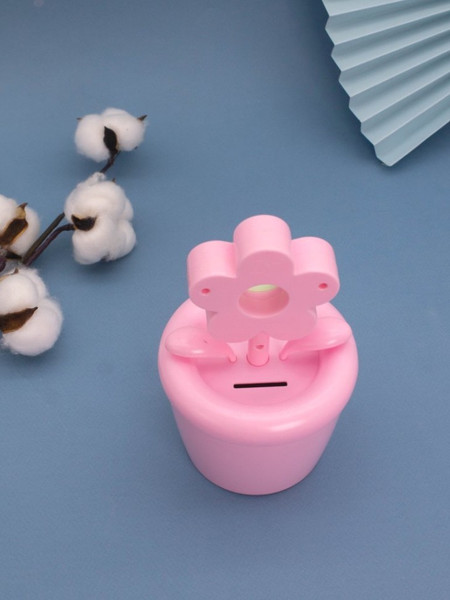 Изображение товара Настольные часы ILikeGift Flower in a pot / 100P-106-02 (розовый)