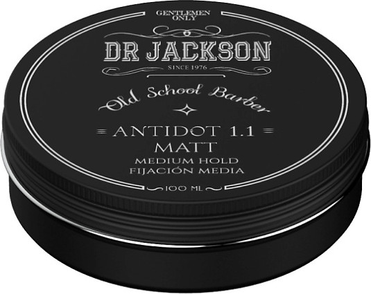Изображение товара Воск для укладки волос Dr. Jackson Antidot 1.1 Matt Medium Hold (100мл)
