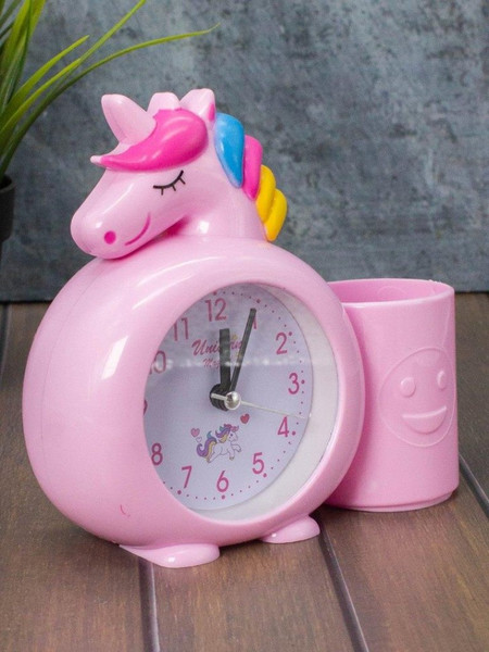 Изображение товара Настольные часы ILikeGift Rainbow unicorn / 7050-01 (розовый)
