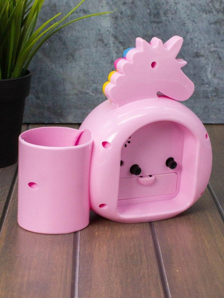Изображение товара Настольные часы ILikeGift Rainbow unicorn / 7050-01 (розовый)