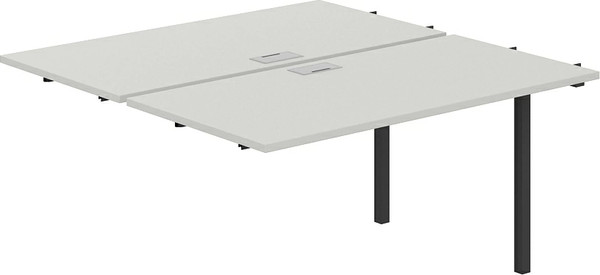 Изображение товара Комплект столов модульных Norden 280х143.8х75 / SG.215.SH.44.AN (антрацит/серый бархат)