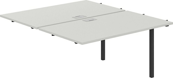 Изображение товара Комплект столов модульных Norden 280х163.8х75 / SG.218.SH.44.AN (антрацит/серый бархат)