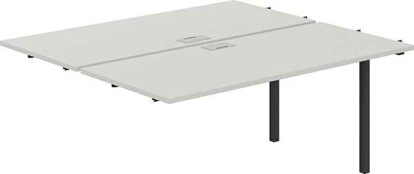Изображение товара Комплект столов модульных Norden 320х143.8х75 / SG.216.SH.44.AN (антрацит/серый бархат)