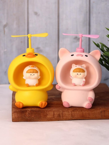 Изображение товара Ночник ILikeGift Baby pig fan / 1041-15B (розовый)