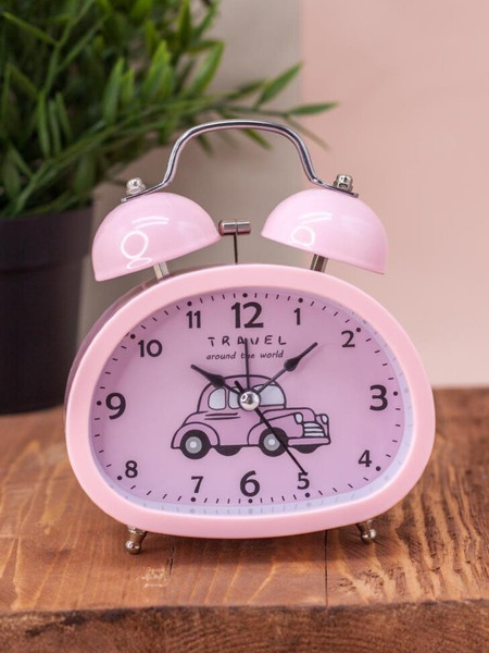 Изображение товара Настольные часы ILikeGift Transport / F16A-02 (розовый)