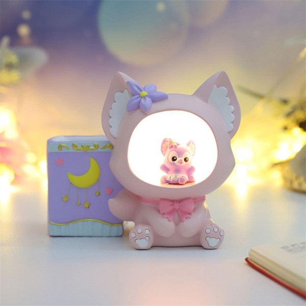 Изображение товара Ночник ILikeGift Baby fox / 1043-9 (розовый)