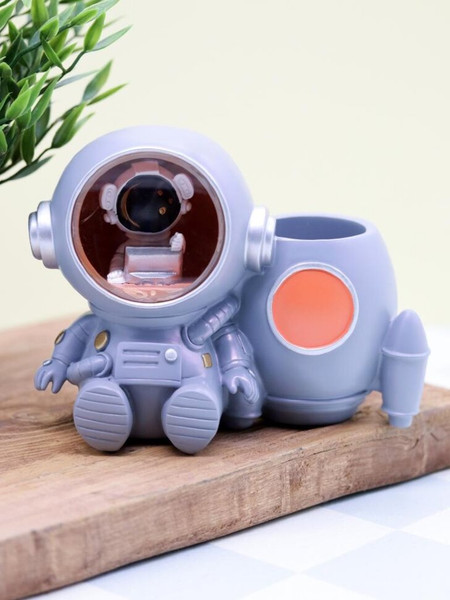 Изображение товара Ночник ILikeGift Cosmo rocket / 2104-16B (серый)