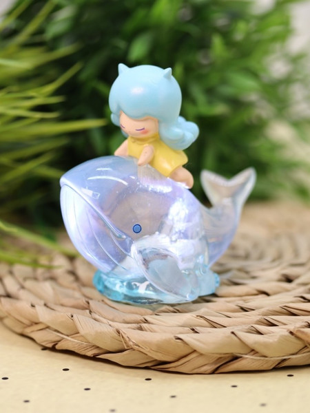 Изображение товара Ночник ILikeGift Dream girl whale / BB2246-blue