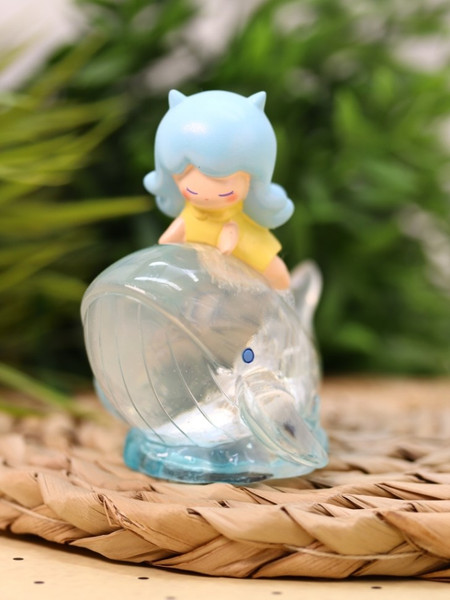 Изображение товара Ночник ILikeGift Dream girl whale / BB2246-blue
