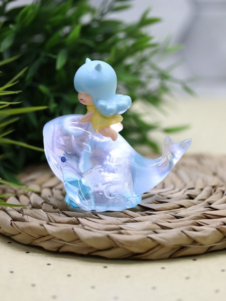 Изображение товара Ночник ILikeGift Dream girl whale / BB2246-blue