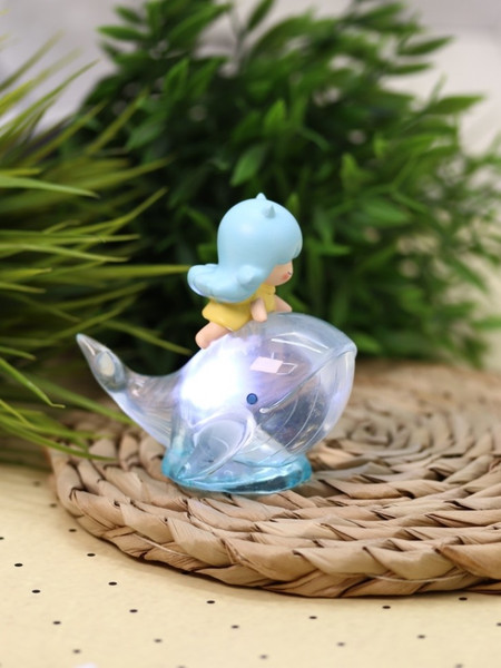 Изображение товара Ночник ILikeGift Dream girl whale / BB2246-blue