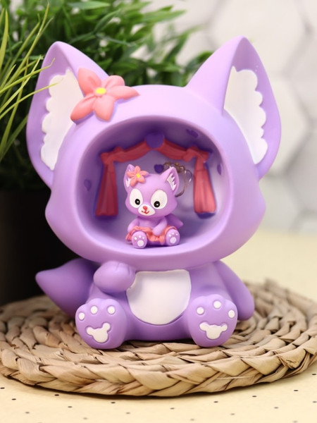 Изображение товара Ночник ILikeGift Fox flower / 1043-14B (фиолетовый)
