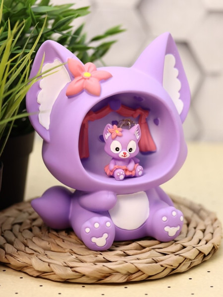 Изображение товара Ночник ILikeGift Fox flower / 1043-14B (фиолетовый)