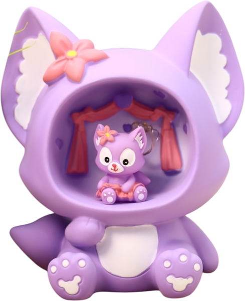 Изображение товара Ночник ILikeGift Fox flower / 1043-14B (фиолетовый)