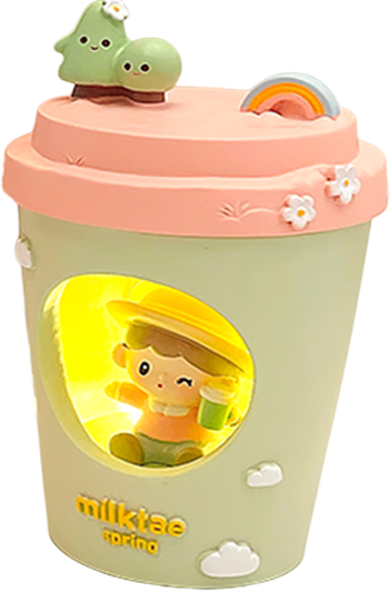 Изображение товара Ночник ILikeGift Milk tea spring / 137P-DLM8016-02 (зеленый)