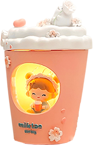 Изображение товара Ночник ILikeGift Milk tea spring / 137P-DLM8016-01 (розовый)