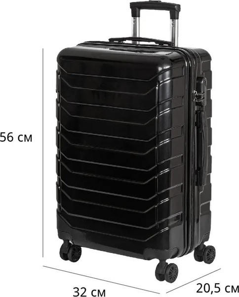 Изображение товара Чемодан на колесах National NLT107-S (черный)