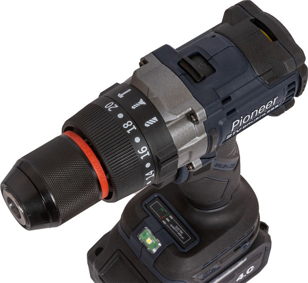 Изображение товара Аккумуляторная дрель-шуруповерт Pioneer CID-E2002BL-01