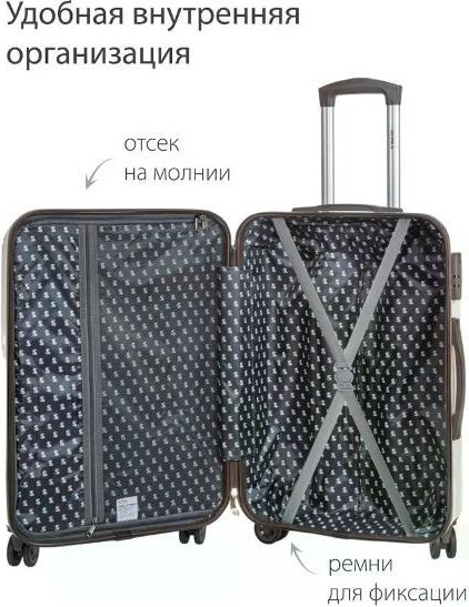 Изображение товара Чемодан на колесах Supra STS-1002-S (White)