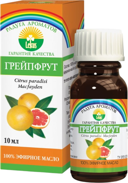 Изображение товара Эфирное масло Lekus Грейпфрут (10мл)
