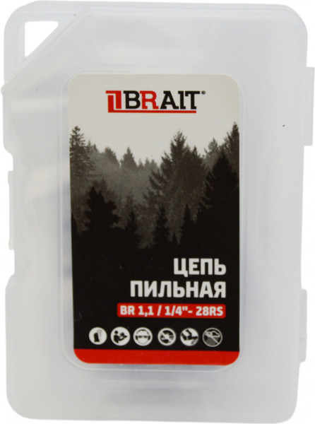 Изображение товара Цепь для пилы Brait BR 1.1-1.4-28RS / 01.06.127.019
