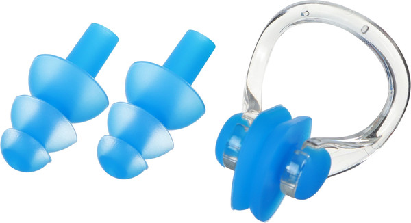 Изображение товара Набор для плавания Onlytop Акула. Зажим для носа, беруши / 9392774 (синий)