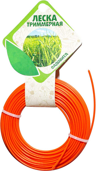 Изображение товара Леска для триммера Садовита Круг d-2.4мм (15м)