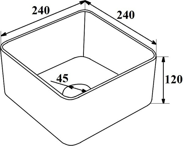 Изображение товара Умывальник Runo Uno 24