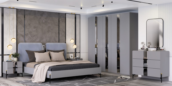 Изображение товара Шкаф Кастанье Дезире-2 2-ух створчатый (серый)