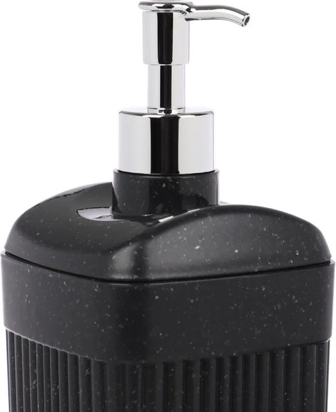 Изображение товара Дозатор для жидкого мыла Бытпласт Velvet 435220950 (черный гранит)