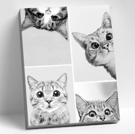 Изображение товара Картина по номерам ILikeGift Мемчики. Наташ, вставай! / HR0674