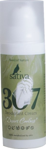 Изображение товара Дезодорант-крем Sativa №307 Степная прохлада (50мл)
