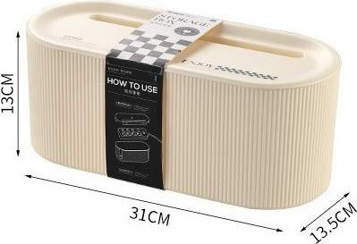 Изображение товара Контейнер для хранения ILikeGift Stripes / 6604-02 (бежевый)