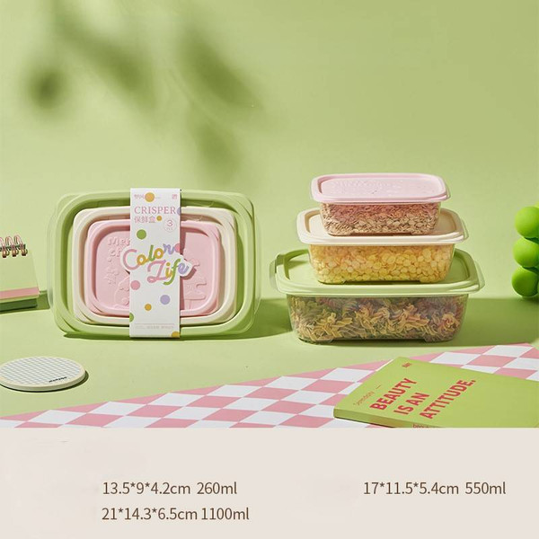 Изображение товара Набор контейнеров ILikeGift Color life / 6937-3 (3шт)