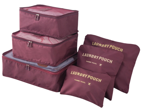 Изображение товара Набор органайзеров ILikeGift Laundry pouch / 133-020 (6шт, коричневый)