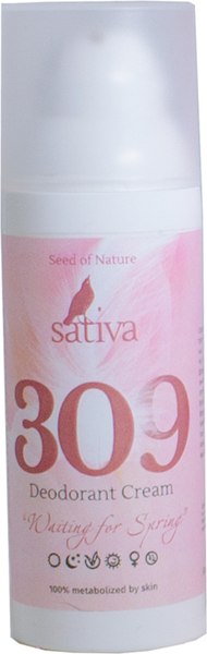 Изображение товара Дезодорант-крем Sativa №309 Ожидание весны (50мл)