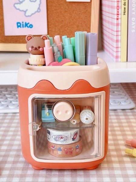 Изображение товара Органайзер для хранения ILikeGift Bear cuteness + стикеры / 132-0248 (красный)