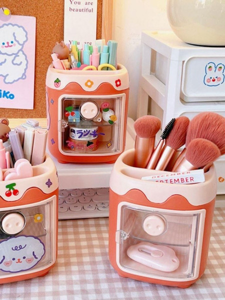 Изображение товара Органайзер для хранения ILikeGift Bear cuteness + стикеры / 132-0248 (красный)