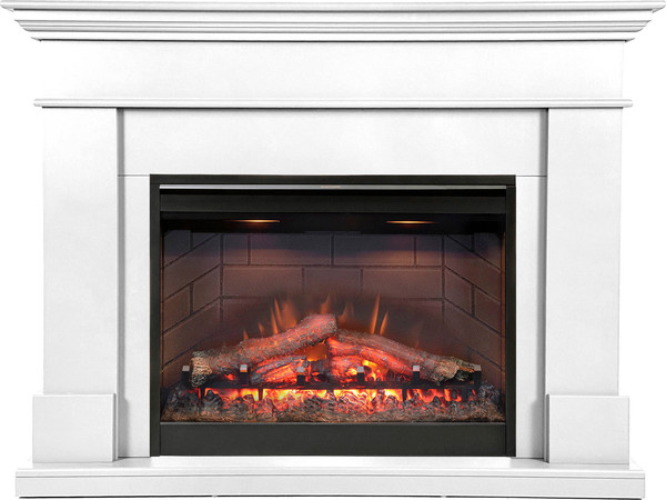 Изображение товара Каминокомплект Смолком California MB/JUP/SYM26 DF2608-INT Symphony 26 (бьянко белый)