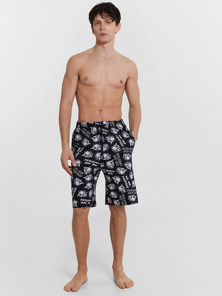 Изображение товара Шорты домашние Mark Formelle 531032 (р.94-182/188, роботы на черном)