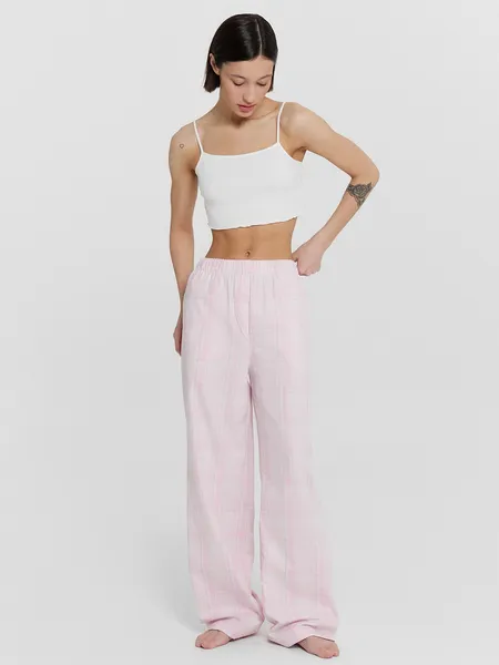 Изображение товара Штаны домашние Mark Formelle 532524 (р.170-106, розово-белая клетка)