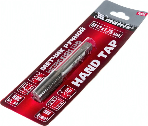 Изображение товара Метчик Matrix М12х1.75мм / 76696