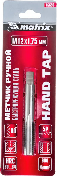 Изображение товара Метчик Matrix М12х1.75мм / 76696