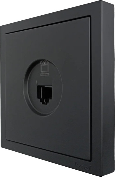 Изображение товара Розетка Lezard Zima 704-4288-140 (черный бархат)