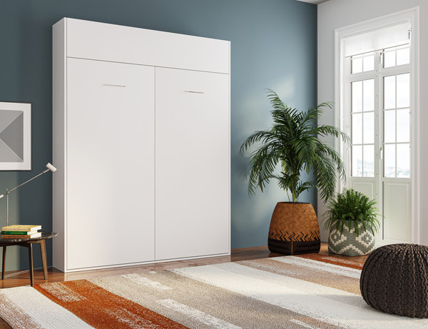 Изображение товара Шкаф-кровать трансформер Макс Стайл Dynamo 160x200x18 Egger (белый классический W960 ST7)