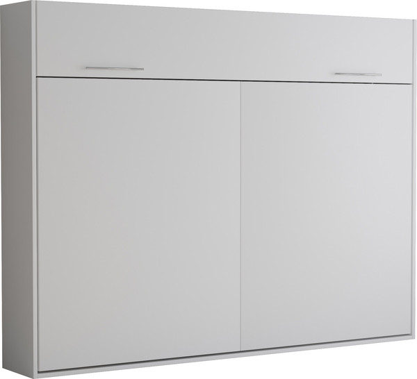 Изображение товара Шкаф-кровать трансформер Макс Стайл TNT 140x200x18 Egger (белый классический W960 ST7)